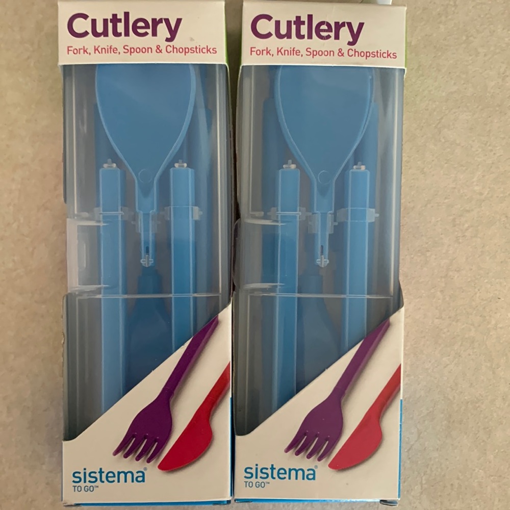 Set of two, cutlery to go